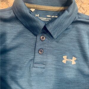Under Armour Kids Navy Polo Shirt